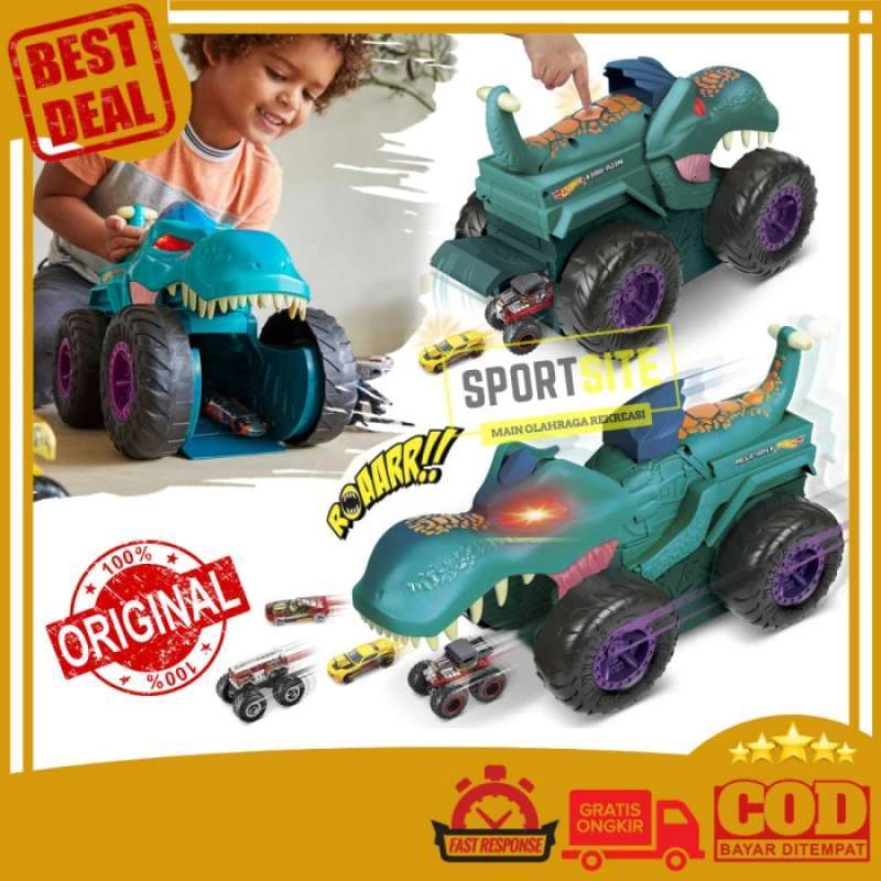 Promo Hot Wheels Monster Trucks Car Chompin Mega Wrex Giant Vehicle