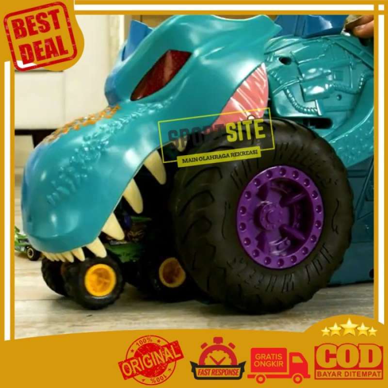 Promo Hot Wheels Monster Trucks Car Chompin Mega Wrex Giant Vehicle