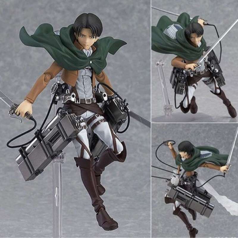 Promo FIGMA 213 LEVI ATTACK ON TITAN AOT FACTORY ACTION FIGURE S Diskon ...