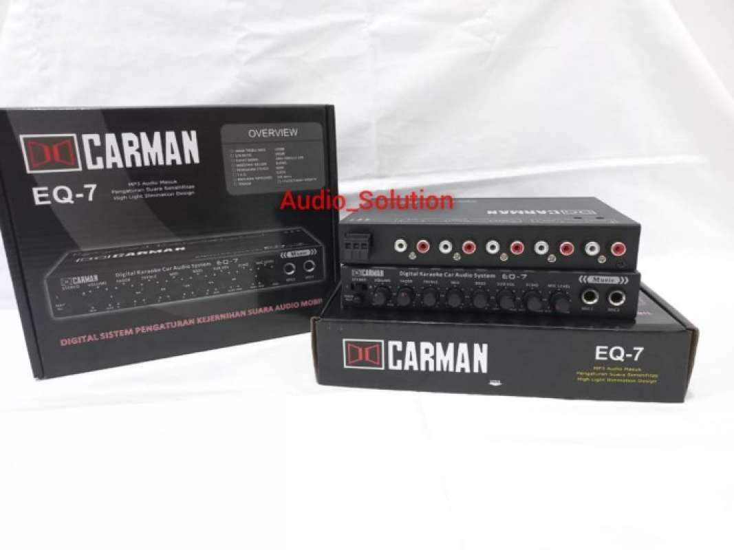 Promo Parametric Equaliser By Carman Eq7 Preamp Audio System Eq7