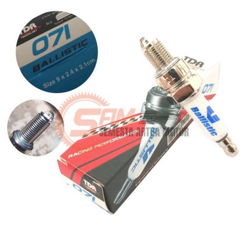 Jual TDR Ballistic Spark Plug 071 Busi Motor Mio Jupiter Supra Grand