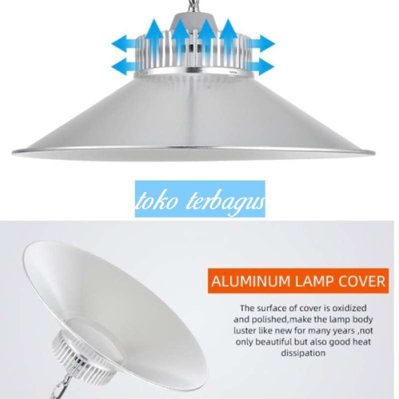 Promo Lampu gantung industri gudang led 30watt Highbay LED AWET TERANG