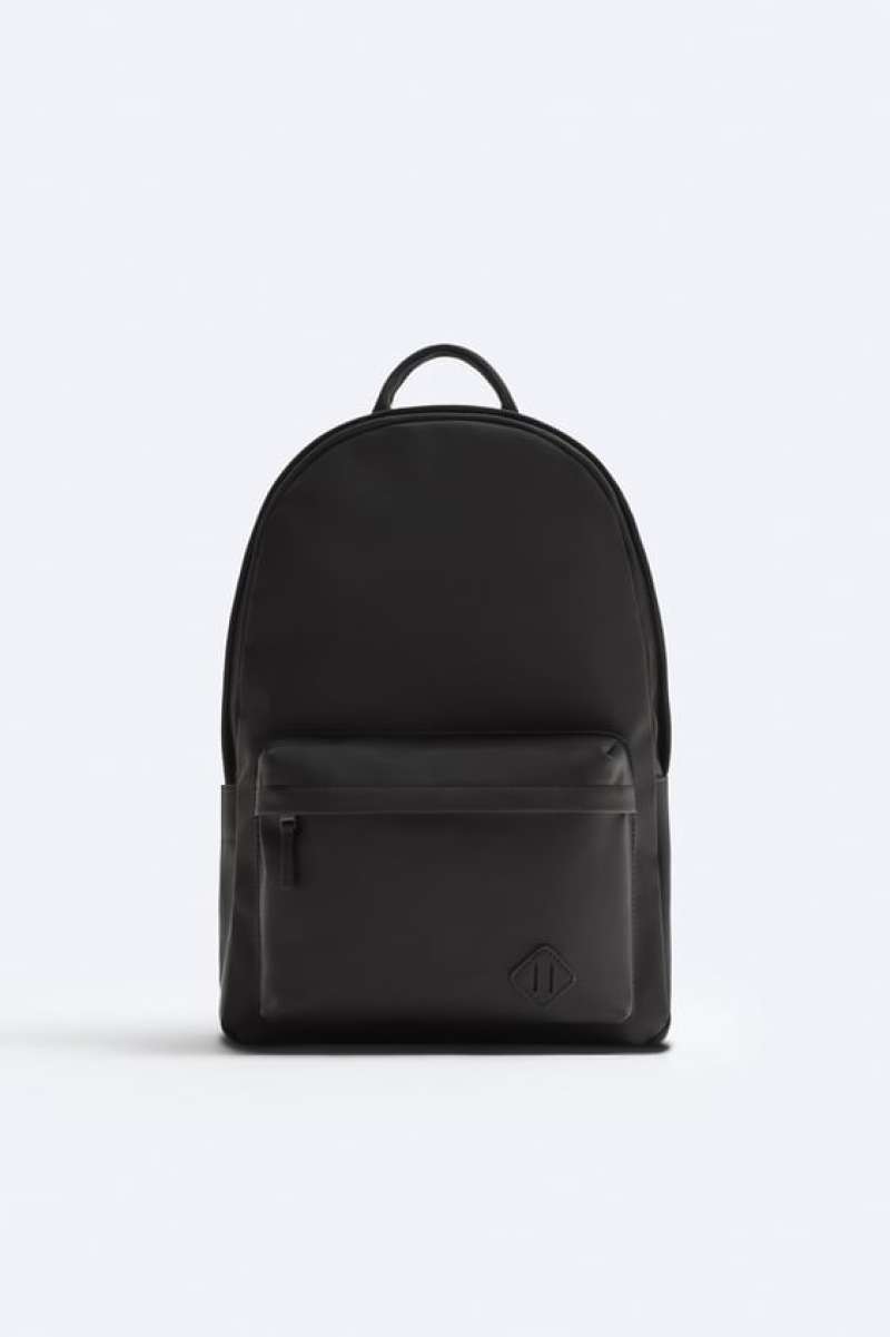 ZARA MAN ORIGINAL STORE 100 RUBBERISED BACKPACK