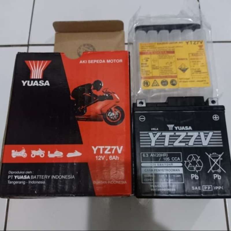 Promo AKI ACCU YUASA YTZ7V UNTUK YAMAHA N-MAX AEROX 155 LEXY ORIGINAL