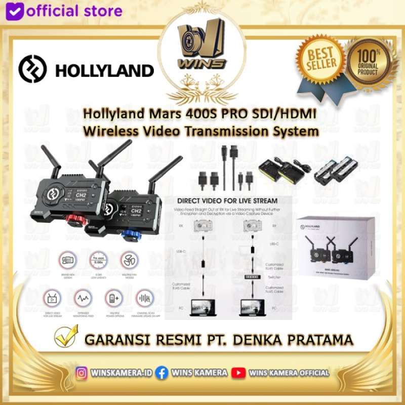 Promo Hollyland Mars 400S PRO SDI/HDMI Wireless Video Transmission