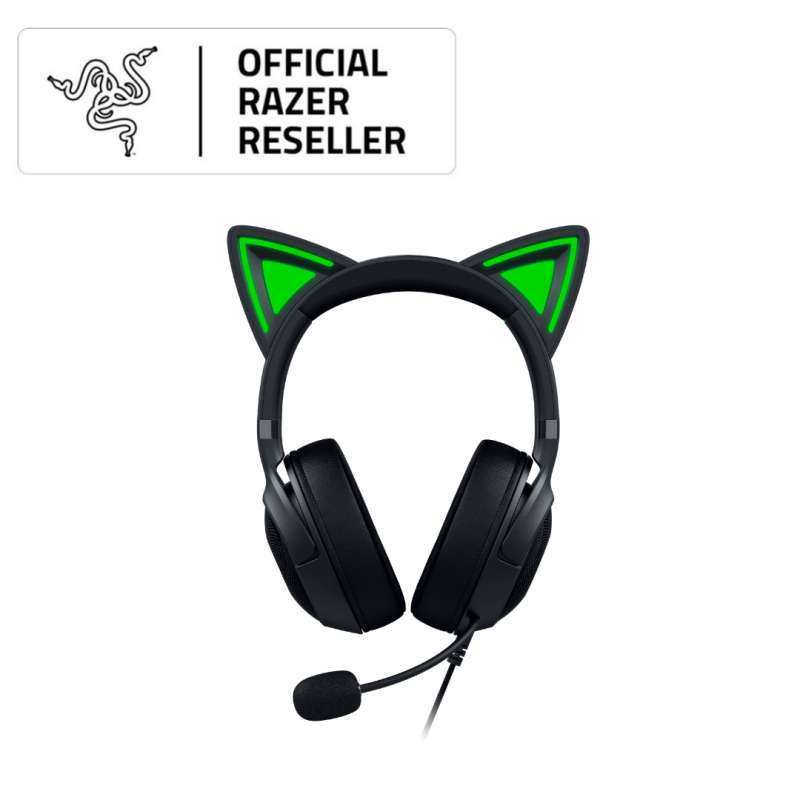 Jual Razer Kraken Kitty V2 Black Wired Rgb Kitty Ears Gaming