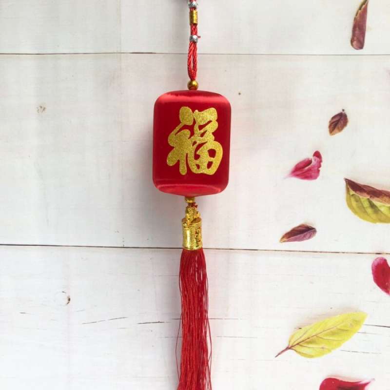 Jual Gantungan Imlek Naga Hiasan Pintu Sincia Besar Tasel 2024 di