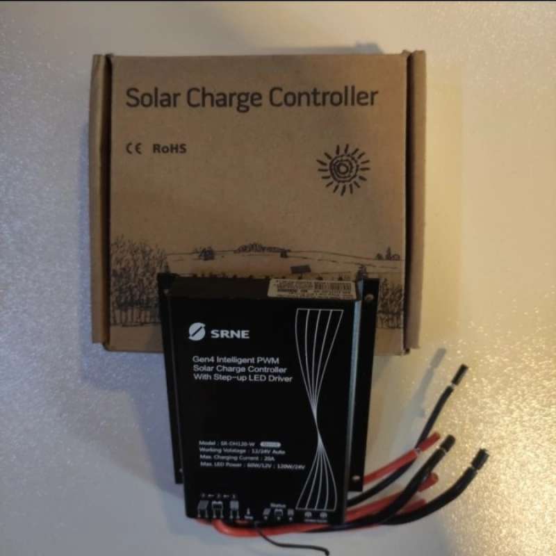Promo Solar Charge Controller with step-up LED Driver 20A PWM SRNE SR ...