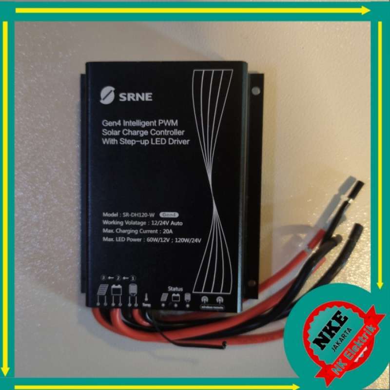 Promo Solar Charge Controller With Step-up Led Driver 20a Pwm Srne Sr ...
