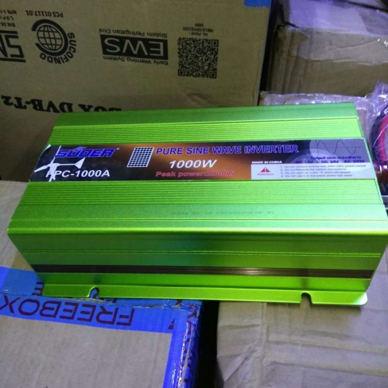Promo inverter Suoer 1000W 24V Pure Sine Wave Inverter (FPC-1000B ...