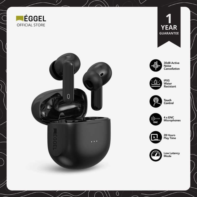 Promo Eggel QuietBuds ANC ENC TWS Bluetooth Earbuds with Gaming