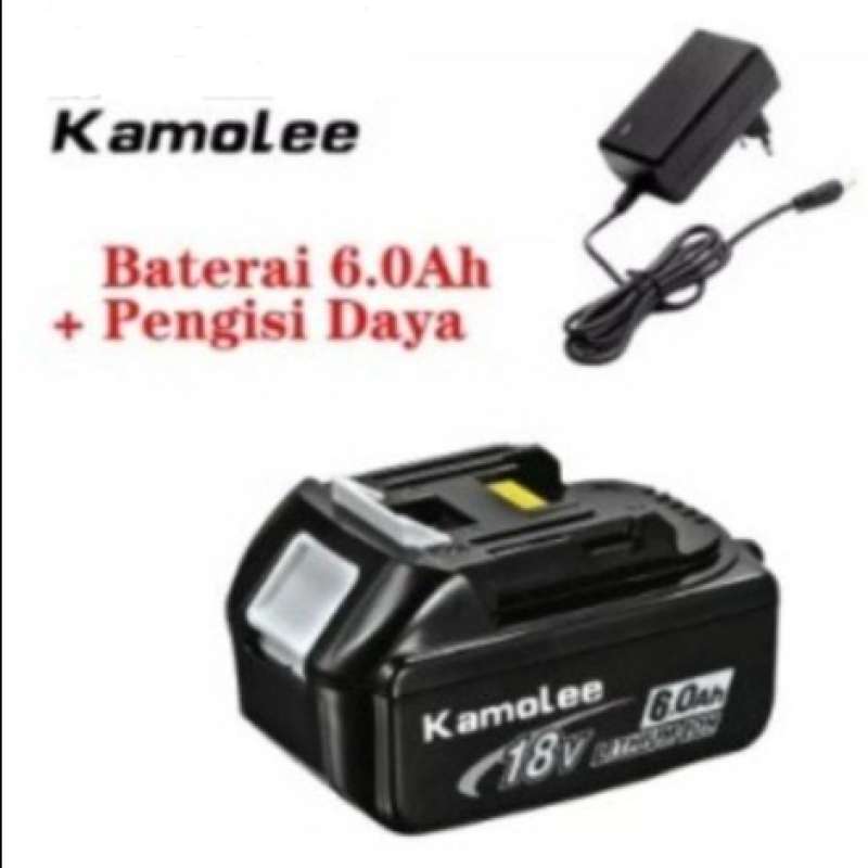 Promo KamoleeBattery Dan ChargerLithiumIon3.0Ah/5.0Ah/18V/16.8V/12V