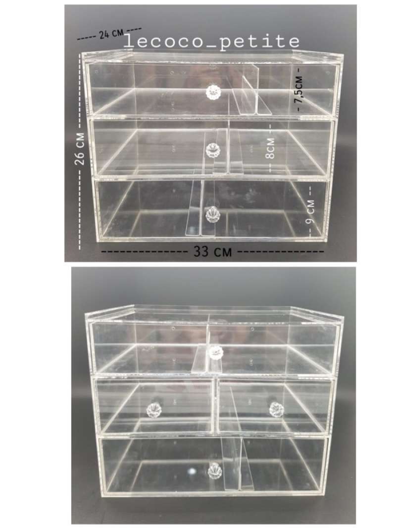 Jual Acrylic Makeup Organizer Sg02 di Seller Retail Indo Global
