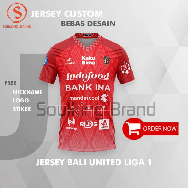 Promo JERSEY BALI UNITED HOME 2024 LIGA 1 INDONESIA FOOTBALL SERIES
