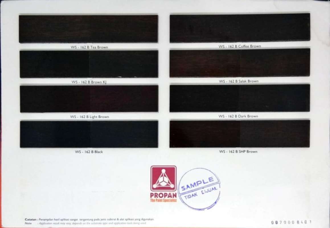 Promo 1Lt Wood Stain Ws162 B Salak Brown Impra Propan Diskon 23 di