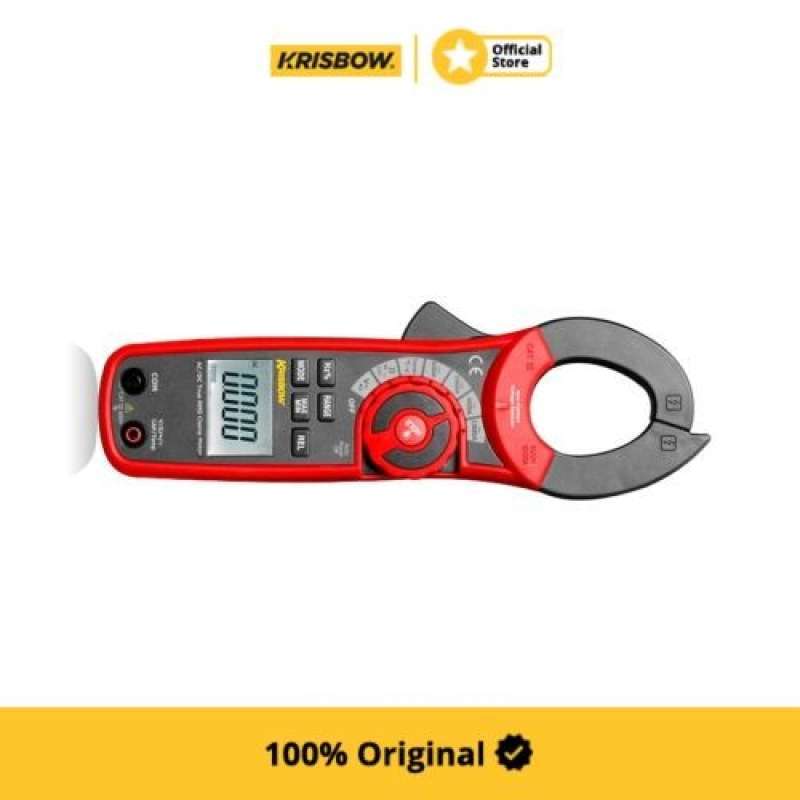 Promo KRISBOW CLAMP METER TANG AMPERE AC/DC PRO TRUE RMS 1000 A ...