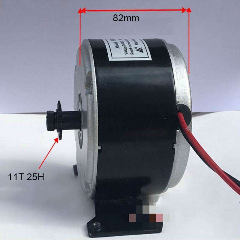 Motore Elettrico DC 24V 250W Con Spazzole Per Scooter, Bici, Go-kart, Minibici (MY1016)