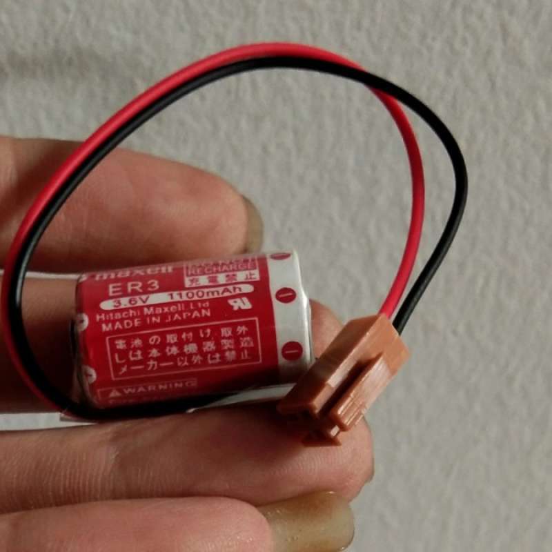 Maxell ER3 3.6V 1100mAh Super Li-ion Battery With Solder Feet