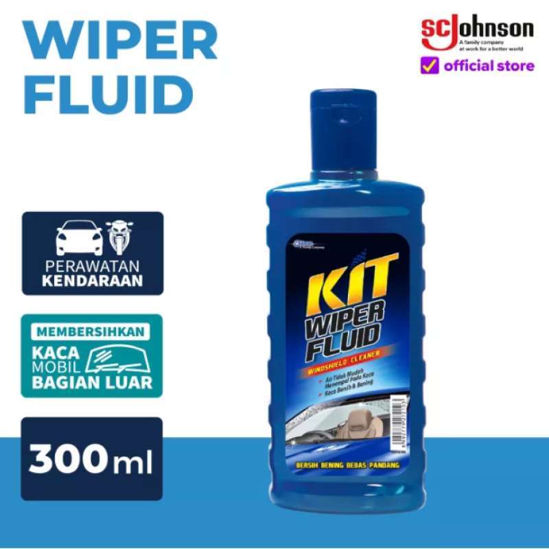 Jual KIT Wiper Fluid 300mL Cairan Pembersih Kaca Mobil Anti Jamur di