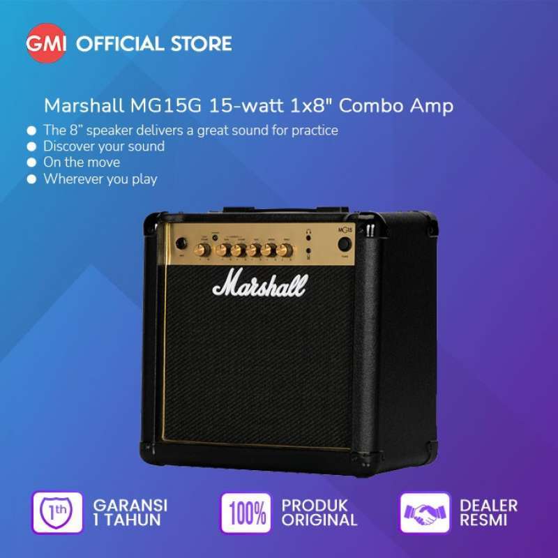Promo MARSHALL MG15G 15-WATT 1X8 COMBO AMP - Diskon 50% di Seller ...