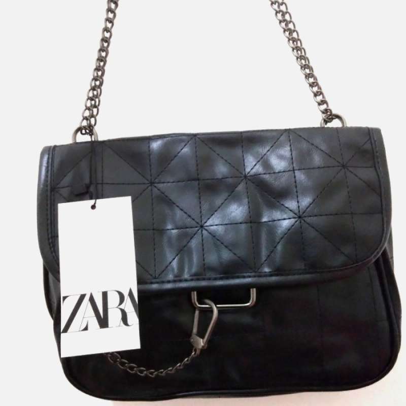 SALE TAS SELEMPANG WANITA ZARA SOFT ROCKER CROSSBODY WOMEN SLING BAG IMPORT