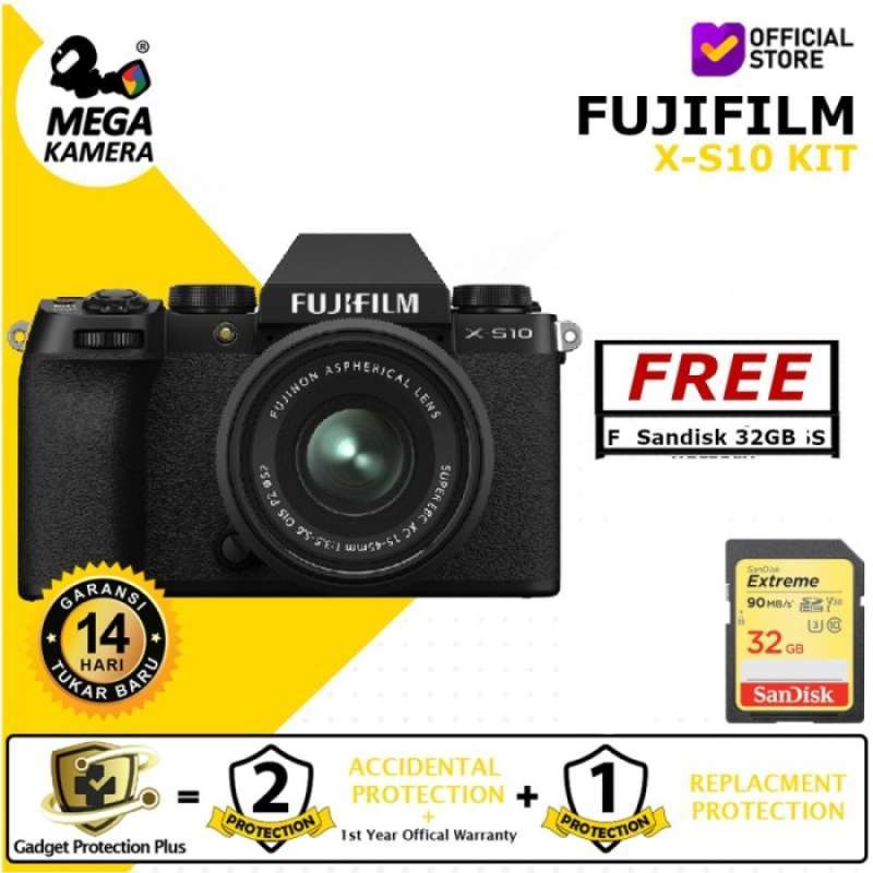 Jual Fujifilm Xs10 Kit Original Murah Harga Diskon April 2024 Blibli
