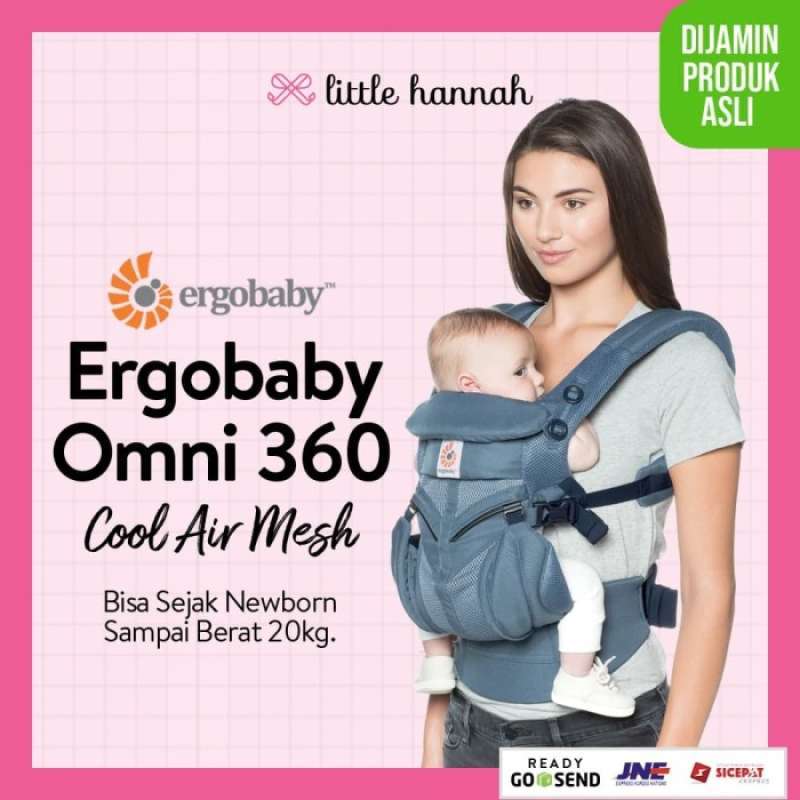ASLI ERGOBABY OMNI 360 Cool Air Mesh Gendongan Bayi Ergobaby ORI