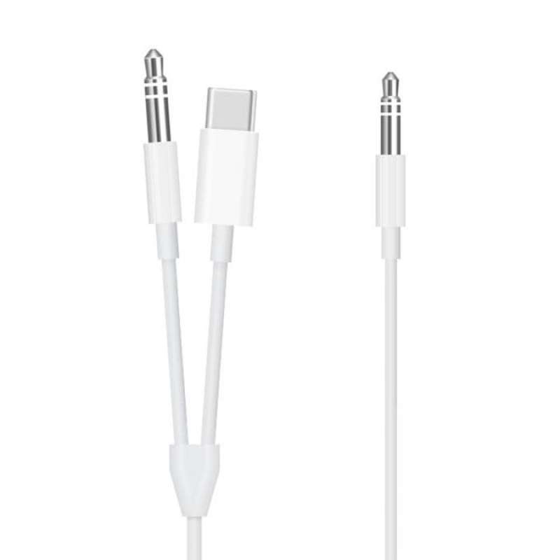 Promo USB TYPE C DUAL AUX AUDIO CABLE ADAPTER Diskon 50% di Seller ...