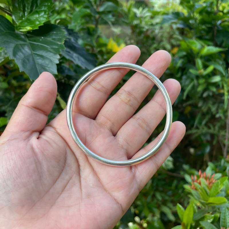 Gelang bangle silver on sale