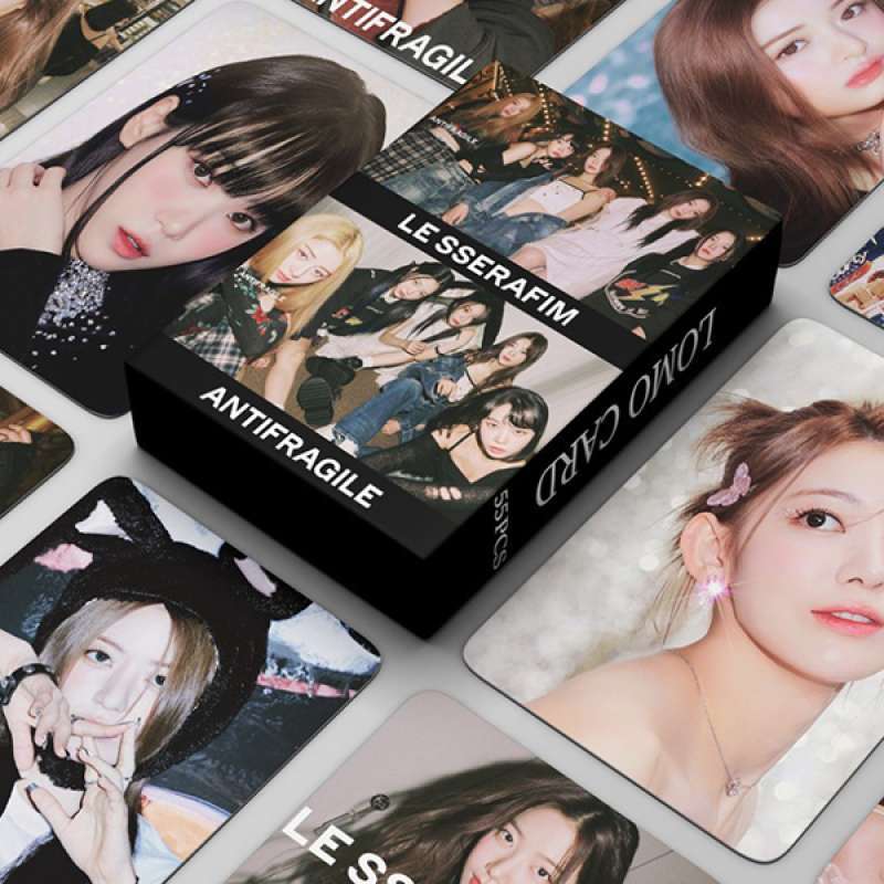 Jual Photocard Le Sserafim Antifragile 2 Sisi 55pcs Agk085 Di