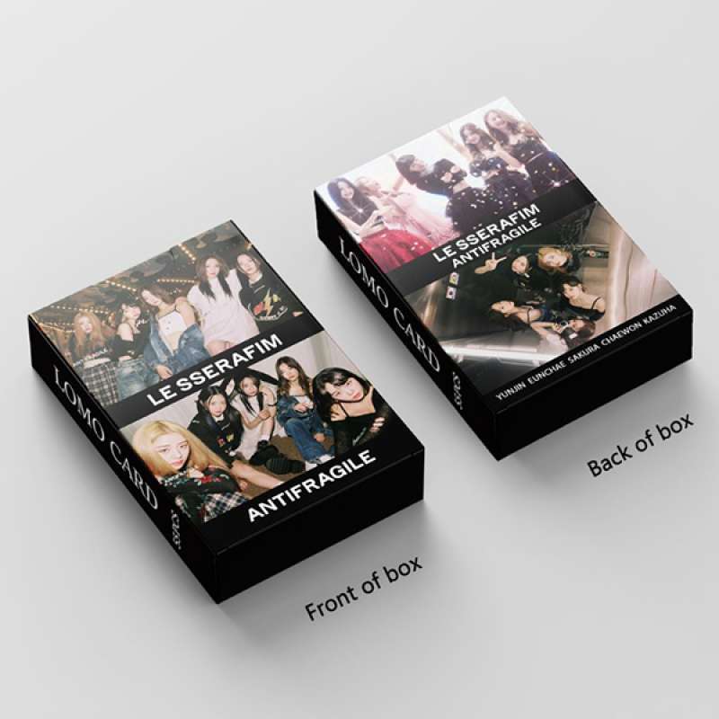 Jual Photocard Le Sserafim Antifragile 2 Sisi 55pcs Agk085 Di