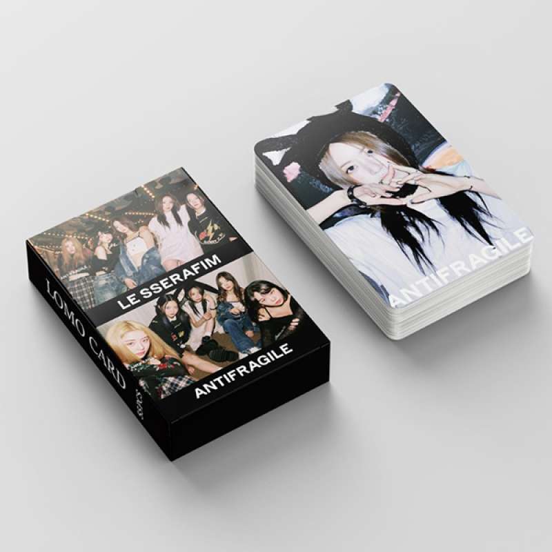 Jual Photocard Le Sserafim Antifragile 2 Sisi 55pcs Agk085 Di