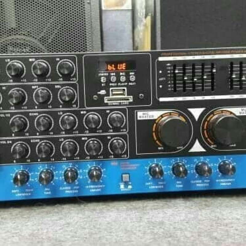 Promo Amplifier Fc A9000 Prossesor Karaoke Bluetooth Usb Watt Besar