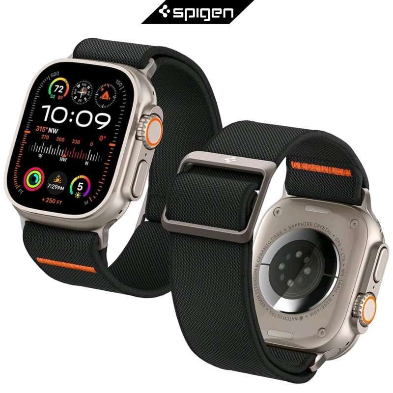 Strap Apple Watch Ultra 1 2 49mm 9 8 7 45mm 6 5 SE 44mm Spigen Band Lite Fit Ultra Band