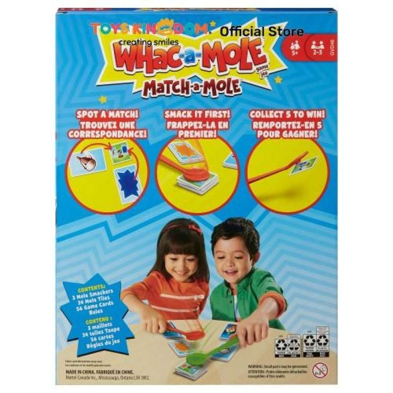 Promo Mattel Games Whac A Mole Match A Mole Gvd46 Diskon 25% di Seller ...