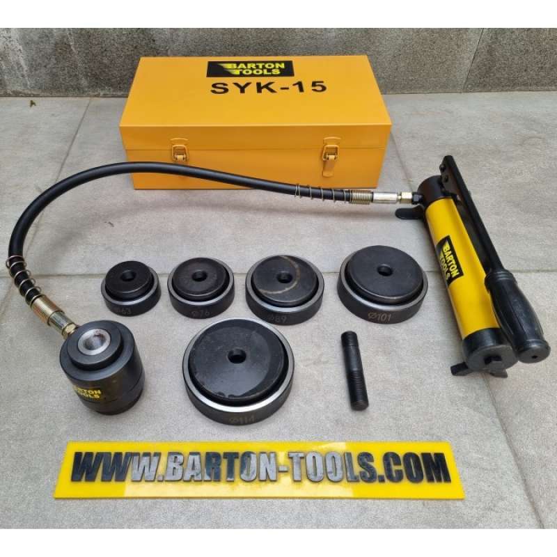 63/76/80/89/101/114mm Conduit Punch And Die For SYK-15 Hydraulic Knock
