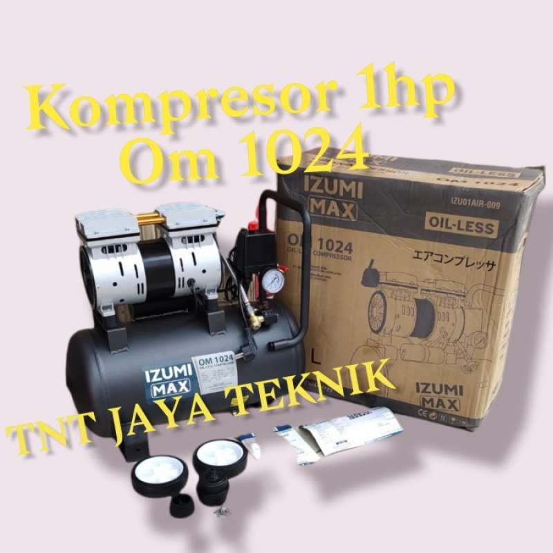Promo IZUMI 24 LITER OL 10-24 KOMPRESOR OILLESS IZUMI 1HP 24LITER OL ...