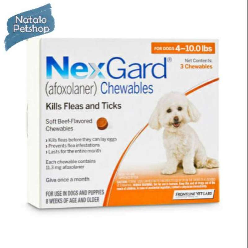 Nexguard Small Promo Nexgard Puppies & Small Dogs 2-4kg Harga Per Tablet - Obat Kutu ...