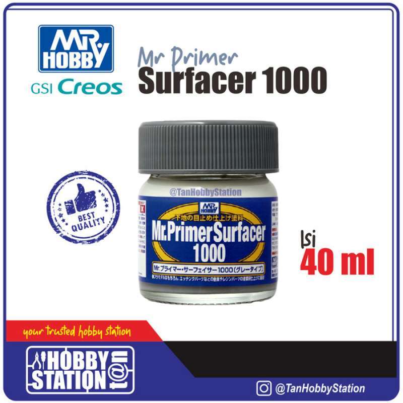 Promo Mr Primer Surfacer 1000 - Gundam Model Kit Repaint Air Brush