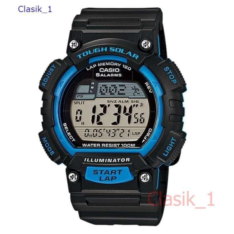 Original 100 CASIO STL S100H 2AVDF Jam Tangan Pria Hitam
