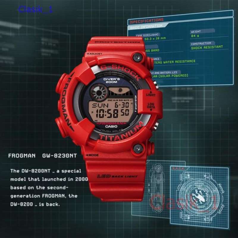 Casio g shock titanium frogman new 1294