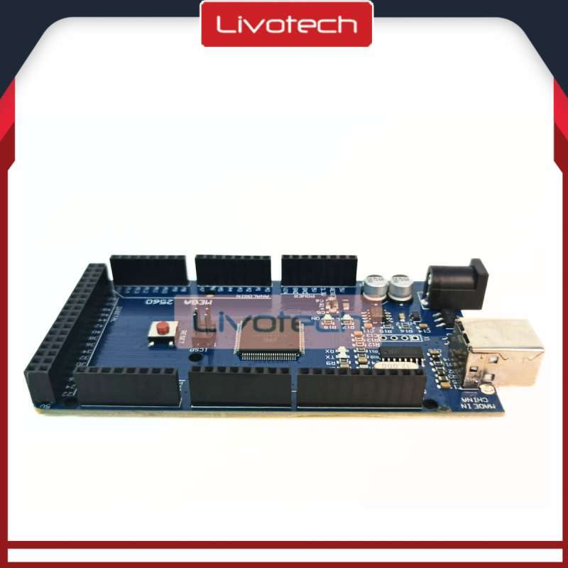 Initeq ATmega2560 R3 Development Board – CH340 – Compatible With Arduino MEGA 2560 R3