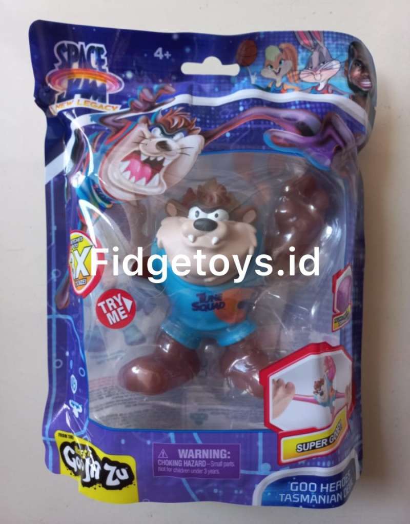 Heroes of Goo Jit Zu Tasmanian Devil Hero Action Figure, 5 Inch, Red, Model 14596, Plastic