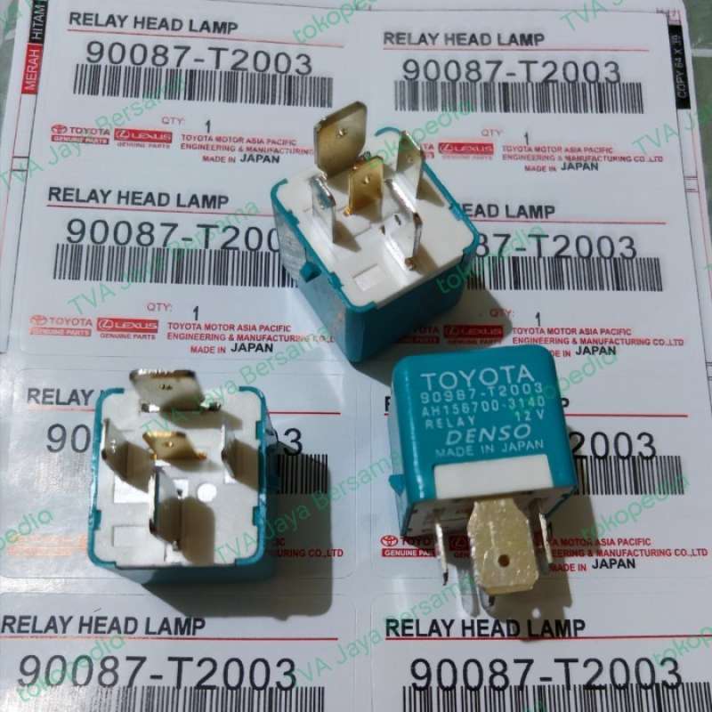 Promo Relay Headlamp 12v Kaki 5 Toyota Avanza Xenia Innova Fortuner