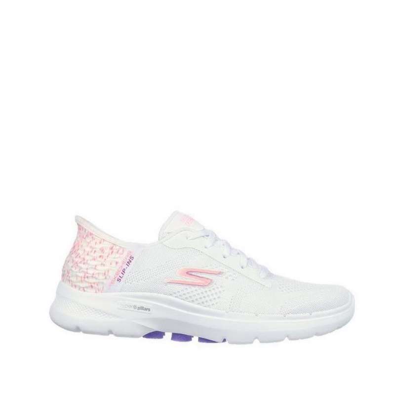 Skechers GO WALK Womens Walking Shoes White/Multi