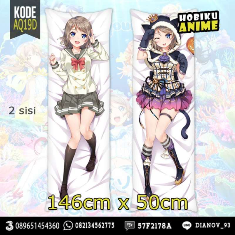 Jual Bantal Dakimakura You Watanabe Aq19d Hobiku Anime Di Seller Regans Store Mekarsari Kab. Tangerang Blibli