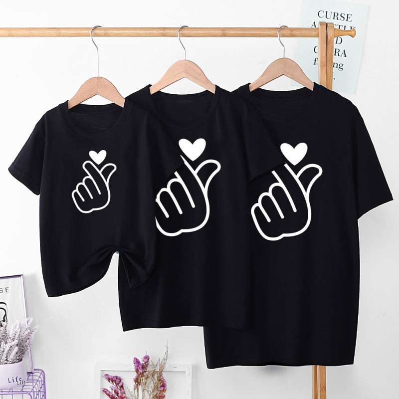 Jual Fam Saranghae Xxx Family Couple Ayah Ibu Kaos Anak 1 9tahun  