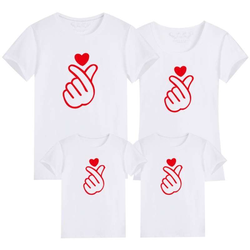 Jual Fam Saranghae Xxx Family Couple Ayah Ibu Kaos Anak 1 9tahun  