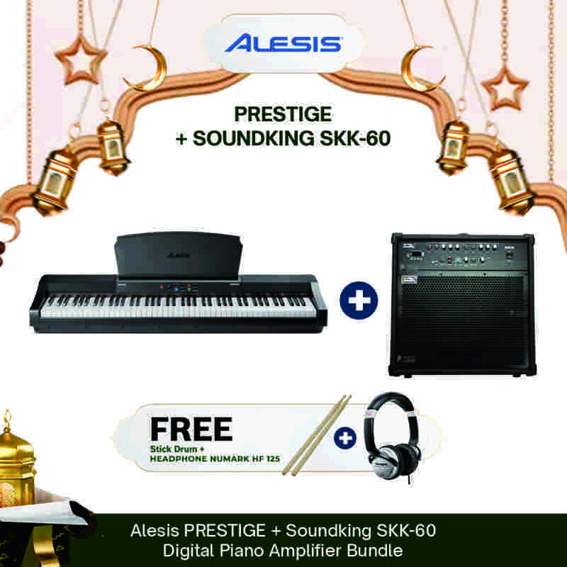 Jual Alesis Prestige + Soundking Skk60 Digital Piano Amplifier Bundle