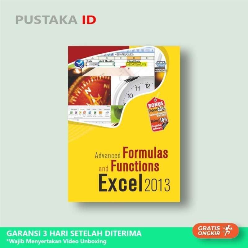 Jual Buku Advanced Formulas And Functions Excel 2013 Di Seller Buku Id ...